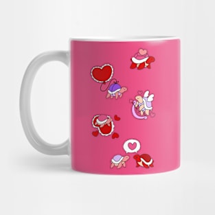 Valentines Day Turtles Mug